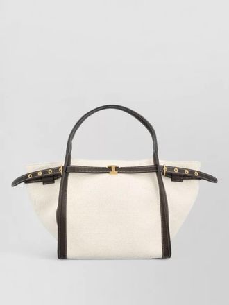 Tod's tote bag silk nylon top handles strap