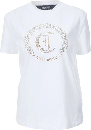 Just Cavalli T-shirts en Polos - Dames - T-shirts - Wit - XL - Tops