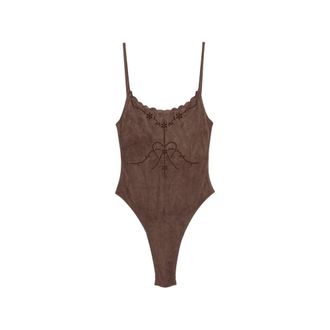 Frankies Bikinis One-piece, female, Brown, Size: XS 12126Sd Dessu