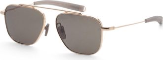 Dita Eyewear Mens 57 mm Gold Sunglasses
