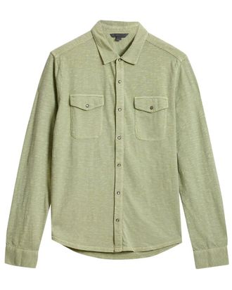 John Varvatos Arvon Knit Western Shirt