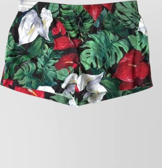 Dolce & Gabbana floral-print deck shorts