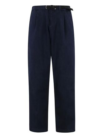 White Sand pleated-front cotton trousers - men - Cotton - 52 - Blue