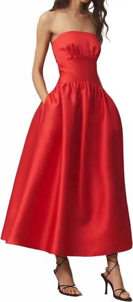 Shoshanna Posy Cocktail Dress In Apple