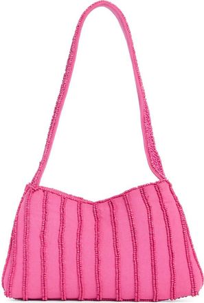Jessica McClintock Juniper Beaded Shoulder Bag in Fuschia at Nordstrom Rack