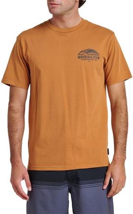 Quiksilver Going Left Graphic T-Shirt in Almond at Nordstrom, Size Xx-Large
