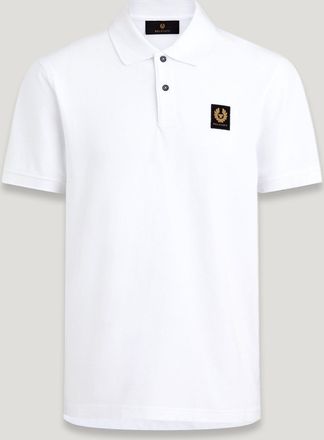 Belstaff Polo Mens Cotton Pique White Size 2XL