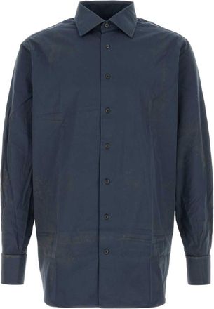 Prada Navy Blue Regular Shirt