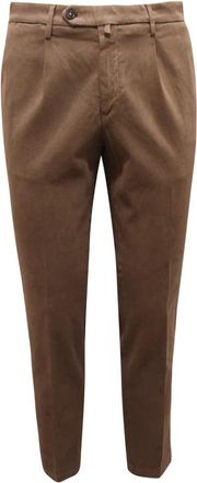 BRIGLIA 1949 Bg 21 400040 Easy Katoen/Modal Broek - Heren - Chinos - Bruin - S - Katoen - Broeken