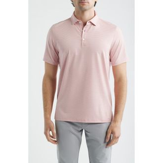 Rhone Drive Time Performance Polo in Pink Calcite/French Rose at Nordstrom, Size Xx-Large