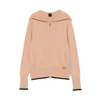 Pinko Cardigans, female, Beige, XL, Sullawesi Cardigan