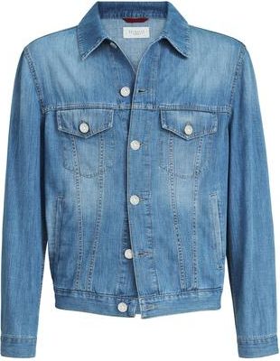 Brunello Cucinelli Denim four-pocket jacket in Light Blue Denim at Nordstrom, Size 52 It