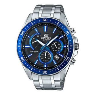 Casio Waterproof EDIFICE Stainless Steel Strap Mens Blue Analog EFR-552D-1A2VUPRD