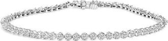 House of Brilliance 925 Sterling Silver 2.0 Cttw Diamond 3 Prong Set Tennis Bracelet at Nordstrom