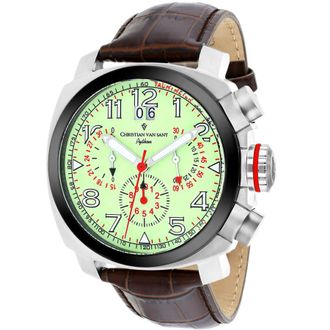 Christian Van Sant Grand Python Green Dial Mens Watch CV3AU6