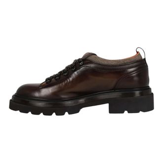 Santoni Rocciatore basso in pelle modello Alpine - - Shoes - Uomo - Marrone - 43 EU