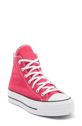 Converse Lift Hi Top Sneaker in Cerise Pink/White/Black at Nordstrom Rack, Size 10.5