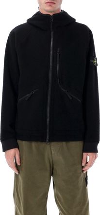 Stone Island Black Zip Up Hood Jacket