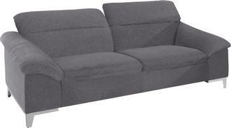 Cotta Polstergarnitur »Teresa« Set, Set bestehend aus: 3-Sitzer mit Kopfteilverstellung & Hocker