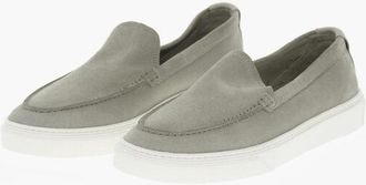 Woolrich Suede Boat Loafers with Contrasting Sole size 40,5