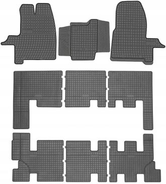 OEM Alfombrillas De Goma Para Ford Transit Custom 2012 (8/9 Personas)