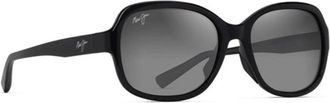 Maui Jim Hiluhilu Zonnebril - unisex - Zonnebrillen - Zwart - 55 MM - Accessoires