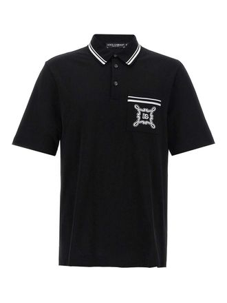 Dolce & Gabbana Logo Embroidery Polo Shirt