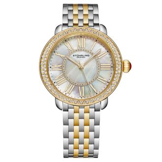 St&uuml;hrling Regalia 4074 Womens 40mm - Silver & Gold Stainless Steel - One Size