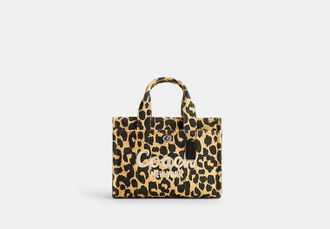 Coach Cargo Tote Bag 26 With Leopard Print