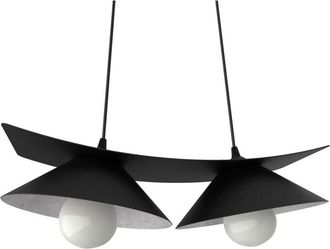 Lumicom Miller L&aacute;mpara De Techo X2 Hoja Negro