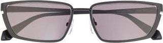 Off-white 56mm Richfield Rectangle Metal Sunglasses in Black Dark Grey at Nordstrom Rack