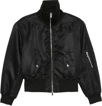Frankie Shop Storm Cropped Bomberjack - Dames - Bomber jackets - Zwart - S - Jassen