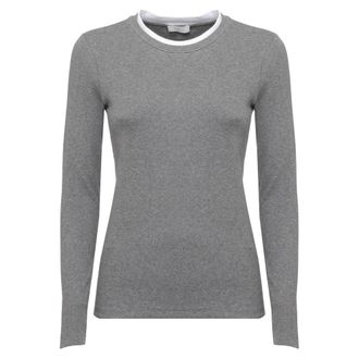 PESERICO Jersey Cuello Redondo - Tops - Mujer - Gris - M