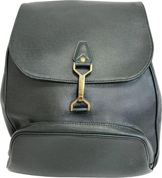 Louis Vuitton Taiga Green Leather Backpack (Pre-Owned)