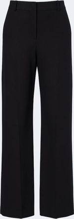 Fendi Pantaloni a gamba larga in seta e cotone