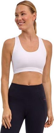 Falke Madison Low Impact Sports Bra with Pads in White at Nordstrom, Size X-Large