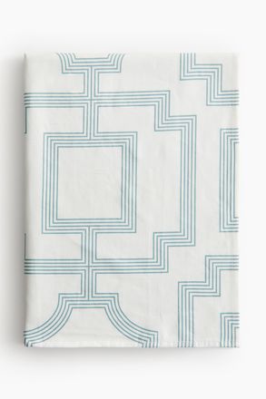 H&M Gemusterte Baumwolltischdecke - Turquoise