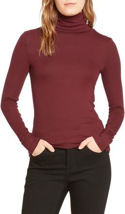 Universal Standard Foundation Turtleneck in Black Cherry Red at Nordstrom, Size Xl