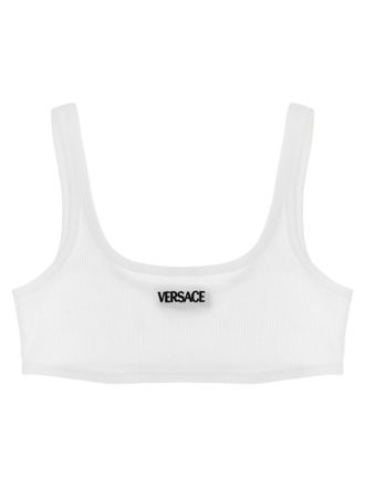 Versace White Cotton Womens Bra