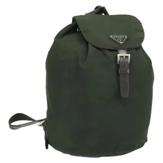 Prada unisex, Pre-owned, Groen, Maat: ONE Size Leer