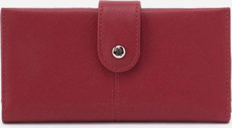 Hobo Womens Essential Bifold Wallet In Cranberry