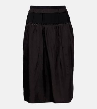 Maison Margiela Paneled midi skirt