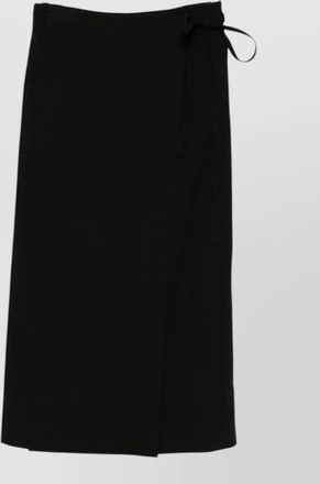 Dunst midi wrap skirt