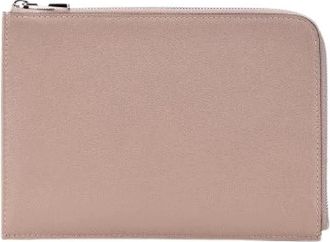 Louis Vuitton Pre-owned Clutches, female, Beige, Size: ONE SIZE Pre-owned Pochette Jour PM Leather Clutch Bag