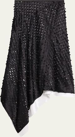 Helmut Lang Asymmetric Scarf Skirt