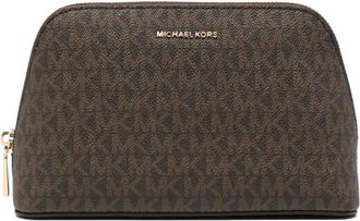 Michael Kors Reisbuidel met logo - Bruin