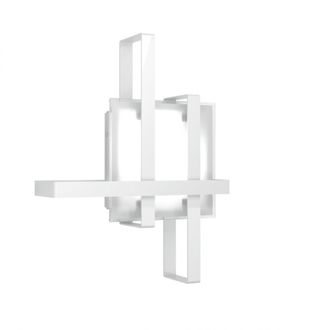 Top-Light Plafoniera Moderna Topo Light Cross 1106 50 E27 Led Metallo Vetro Lampada Soffitto, Finitura Metallo Bianco