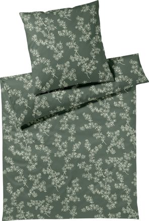 Elegante Bettwäsche Cherry Blossom Forest Green