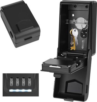 OEM Caja Fuerte Exterior Para Llaves, Caja Fuerte De Pared Grande Con 4 Combinaciones Y Llave Iluminada, Impermeable Y Resistente A La Corrosi&oacute;n Para El H
