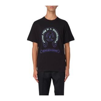 Versace Jeans Couture Uomo, Top, Nero, XL, new